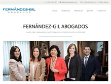 Tablet Screenshot of fdezgilabogados.com